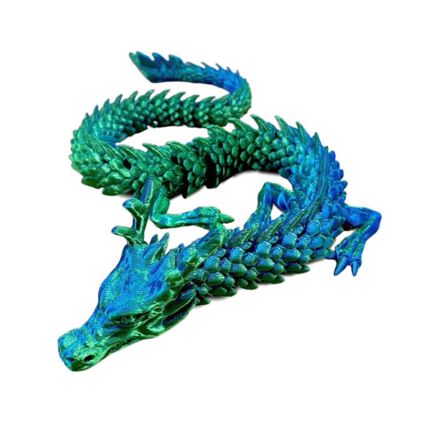3D printed Chinese dragon jointed dragon movable dragon 45cm