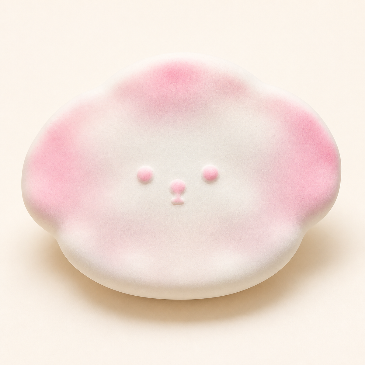 Snow Cake Dog PU Squishy Toy - Pink