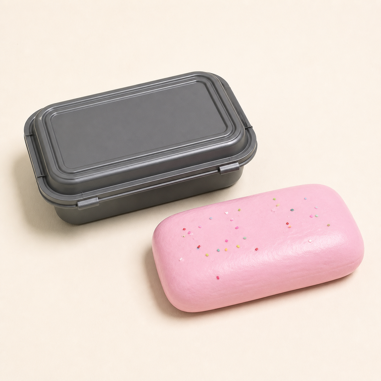 One boxed assorted slow-rebound cake squishy, product and storage box