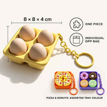 Four-button clicker size 8 by 8 by 4 centimetres and OPP bag details