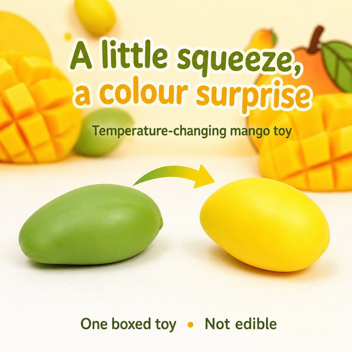 Mini Mango Colour-Changing Squishy — product detail