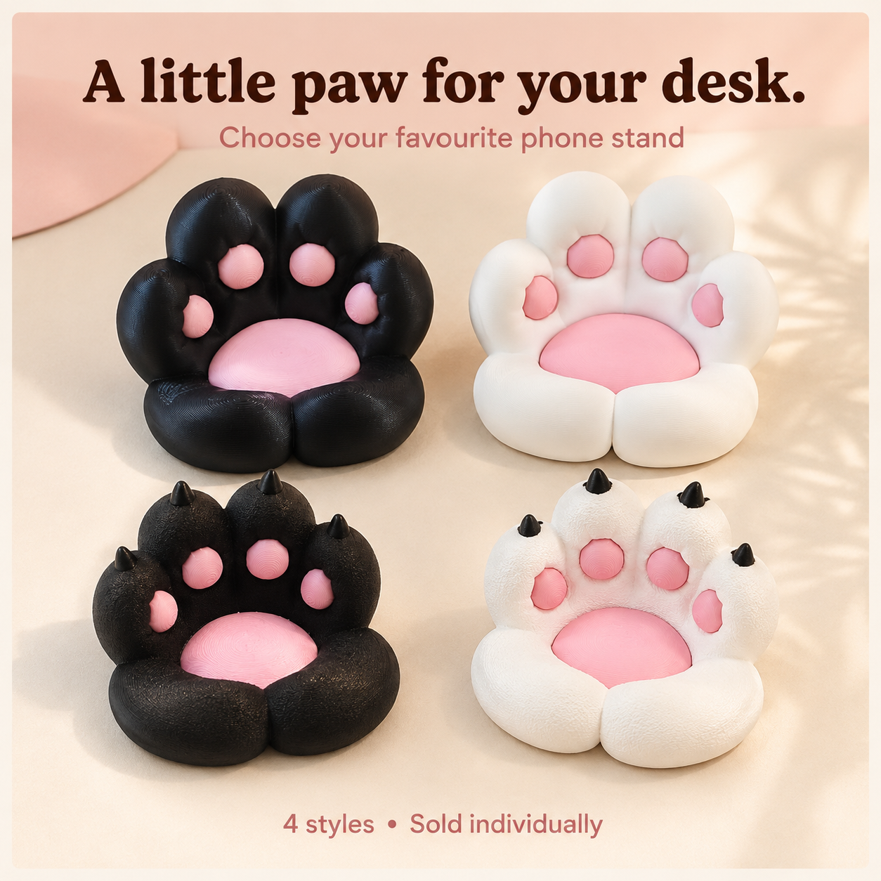 All four styles, sold individually — advertisement