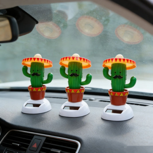 Sunny Sombrero Cactus Figurine