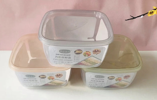 Xiaoxiang Square Food Keepers Multicolor Lids