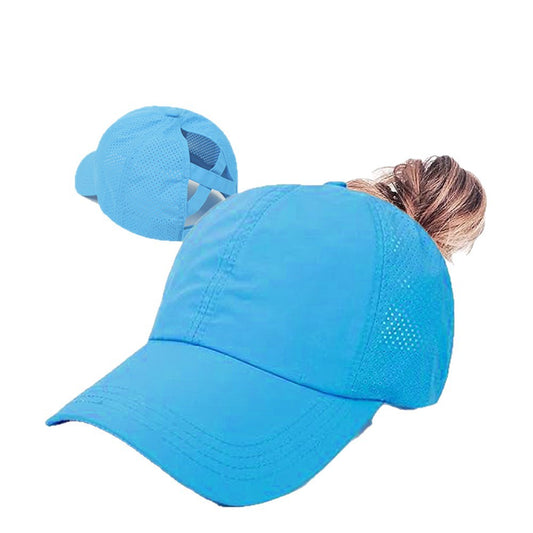 Baseball Cap With Ponytail Hole