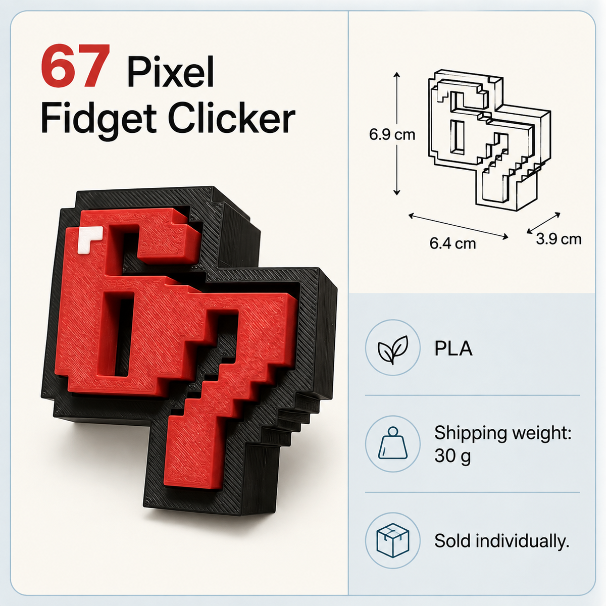 67 Pixel Fidget Clicker