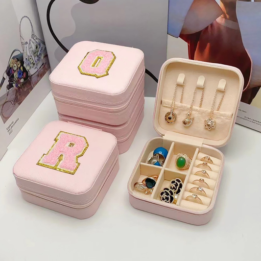 Letter Travel Jewelry Box