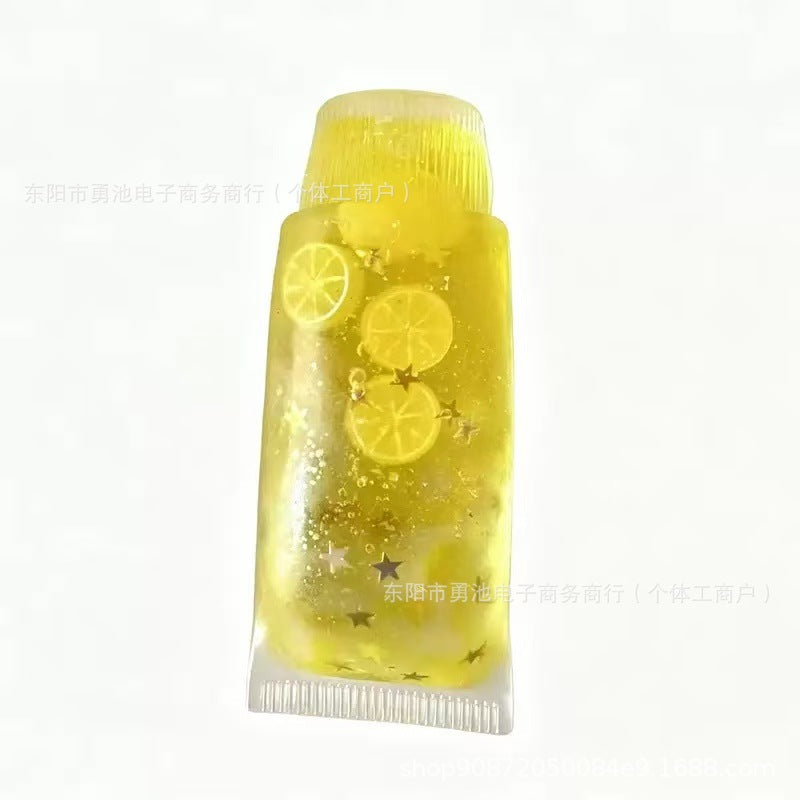 正版Chibo ki一管果酱!薄皮可塑慢回弹肌无力凡士林手作球捏捏乐