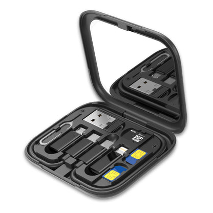 Multifunctional Usb Adapter Cable Conversion Storage Box