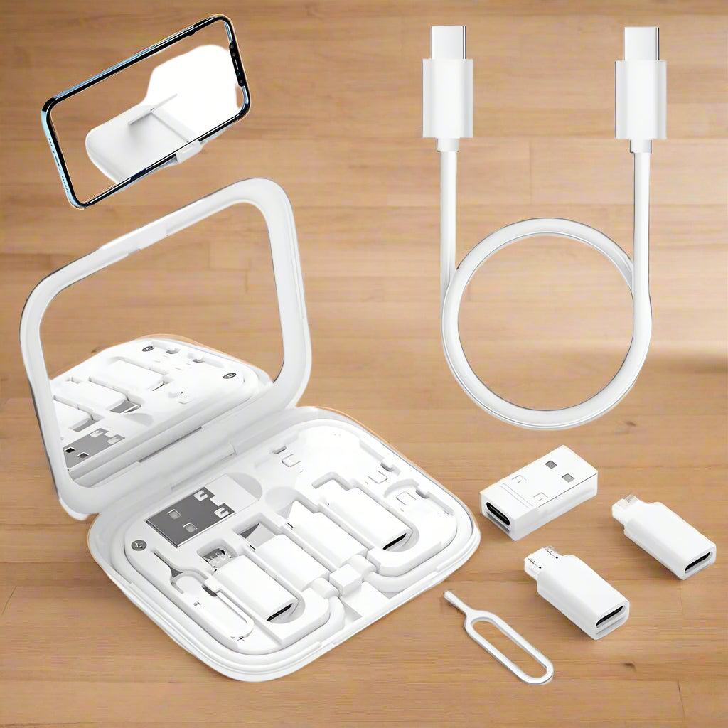Multifunctional Usb Adapter Cable Conversion Storage Box