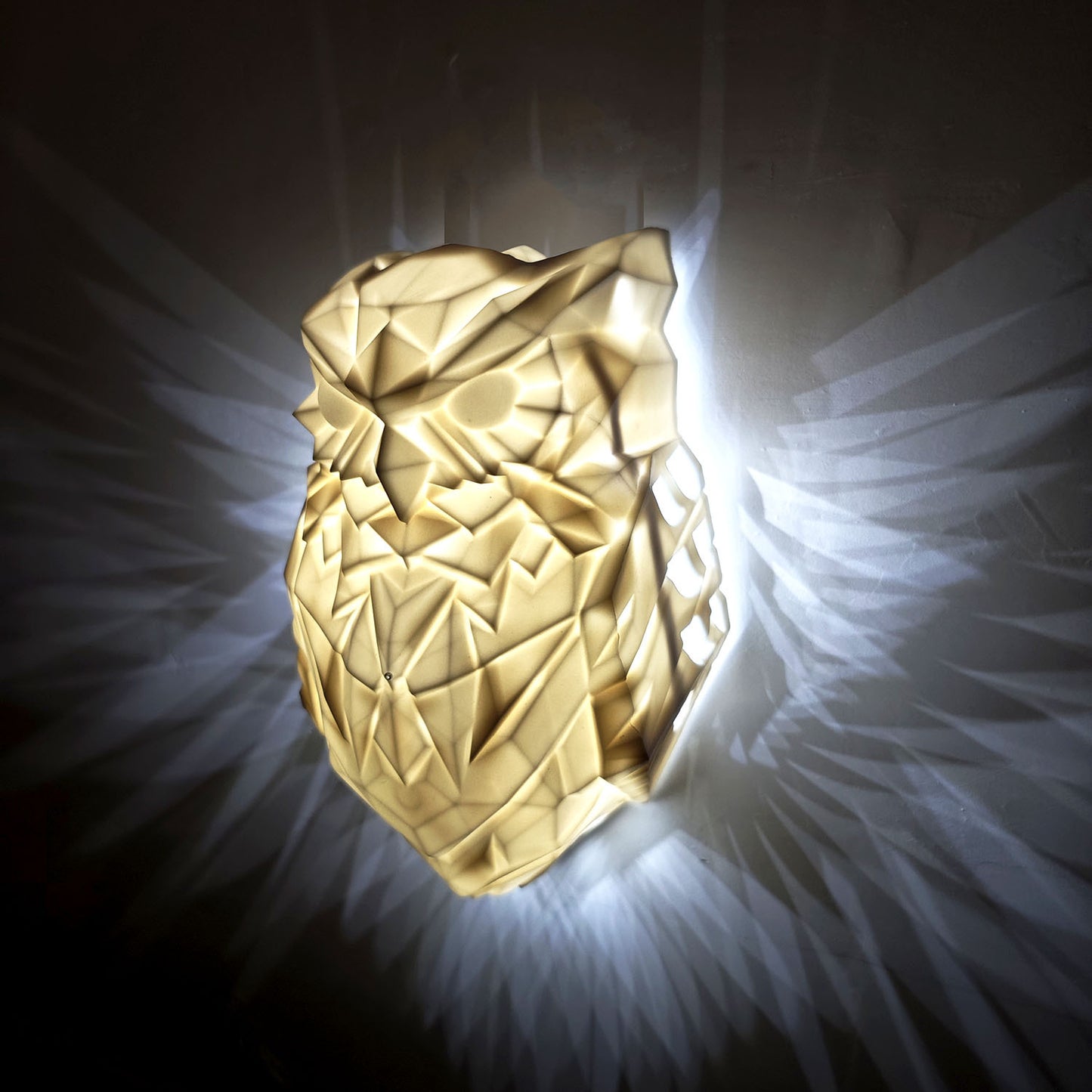 3D Animal Owl Wall Light LED Wall Light Resin Owl Night Light, Owl