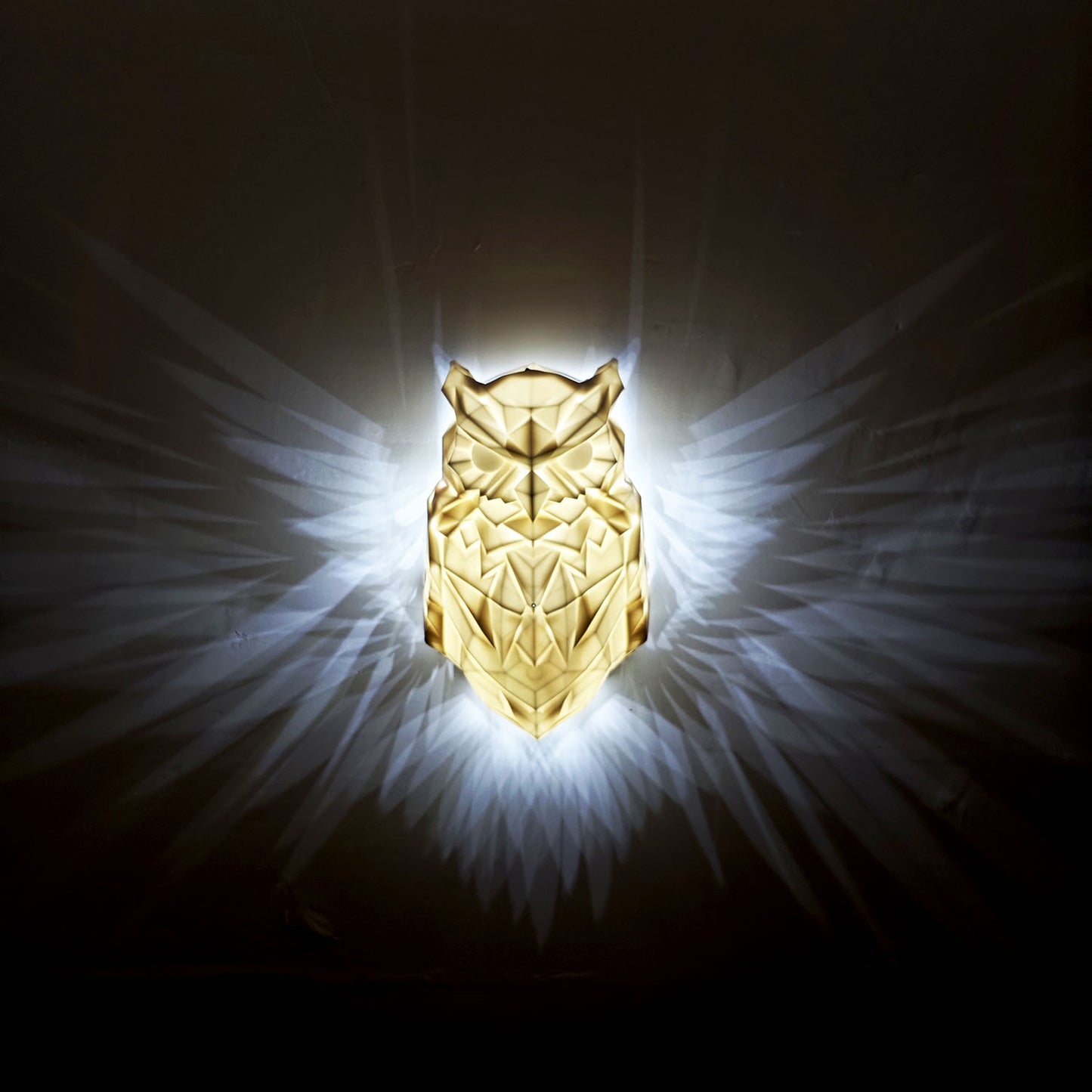 3D Animal Owl Wall Light LED Wall Light Resin Owl Night Light, Owl