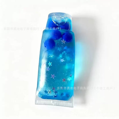 正版Chibo ki一管果酱!薄皮可塑慢回弹肌无力凡士林手作球捏捏乐