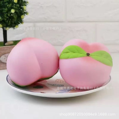 Peach PU Squishy Toy - Peach