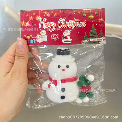 Christmas Snowman Sensory Squishy - Black Hat