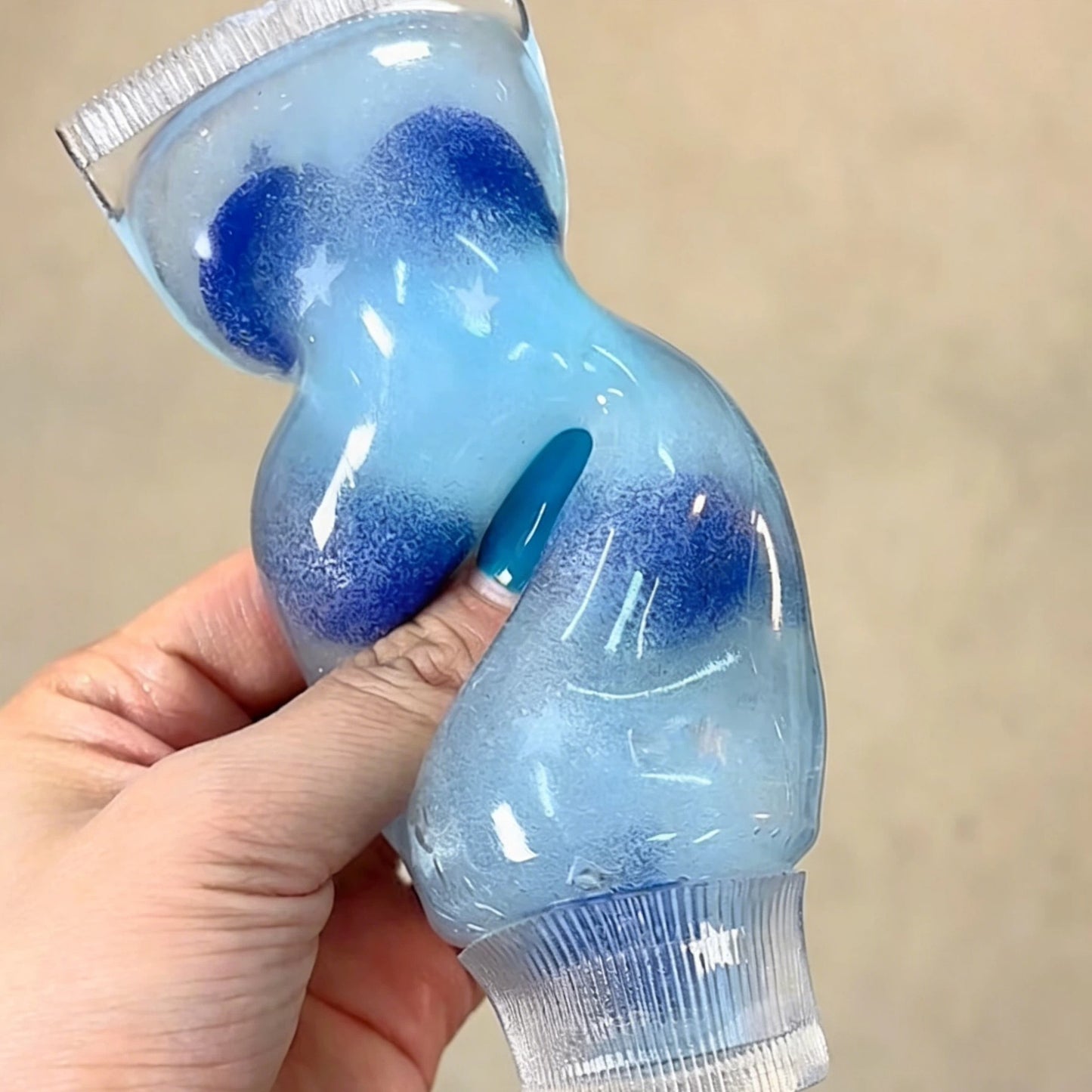 正版Chibo ki一管果酱!薄皮可塑慢回弹肌无力凡士林手作球捏捏乐