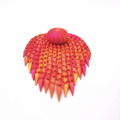 Jellyfish Articulated Figure — Red Gold