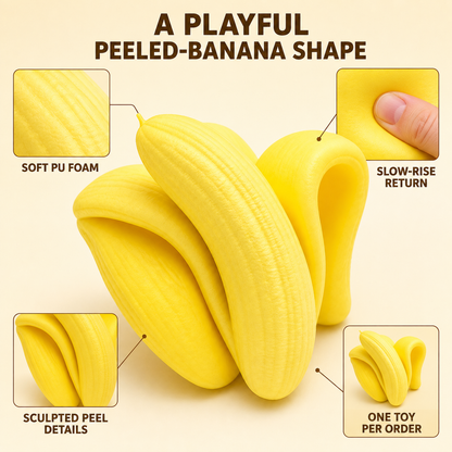 Banana fruit slow-rise squishy product features