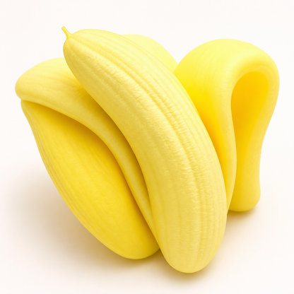 Banana Fruit PU Squishy Toy - Default Title