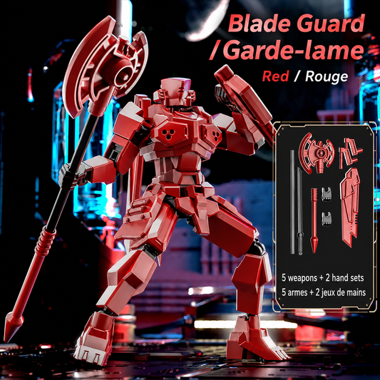 Blade Guard articulated figure set in Red