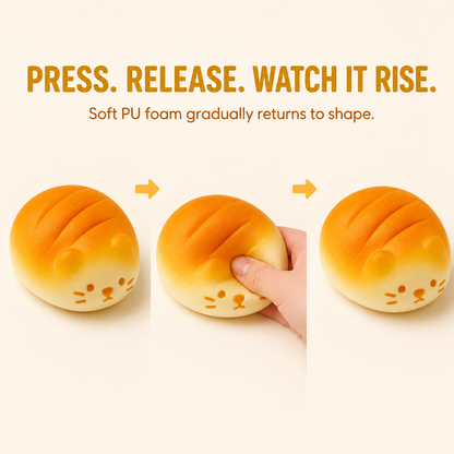 Bread cat squishy press release and slow rise