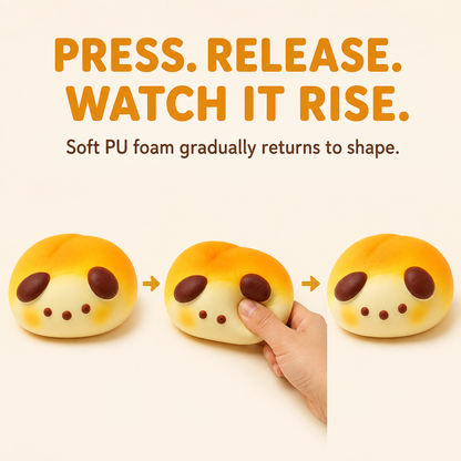Bread dog squishy press release and slow rise