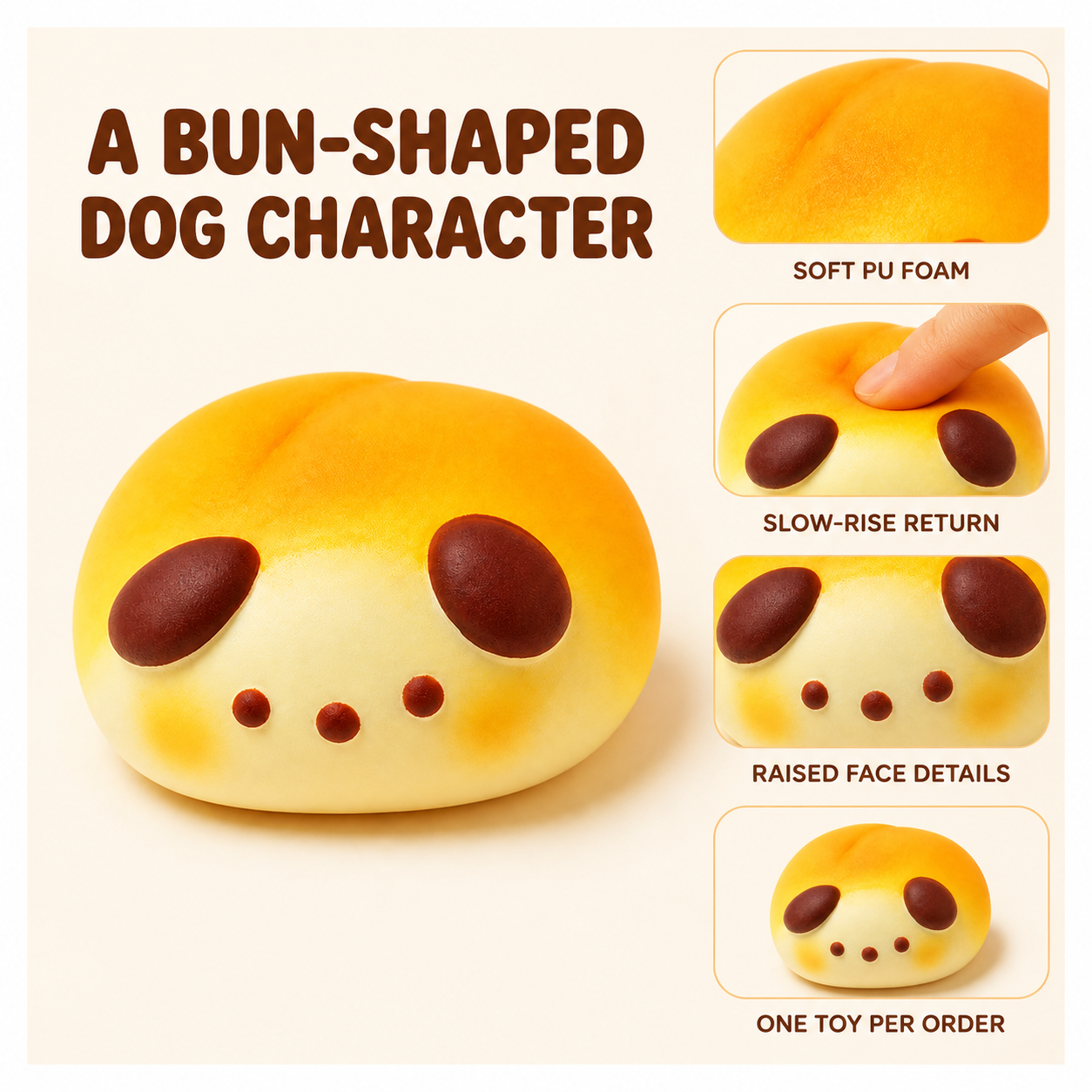 Bread dog squishy product features