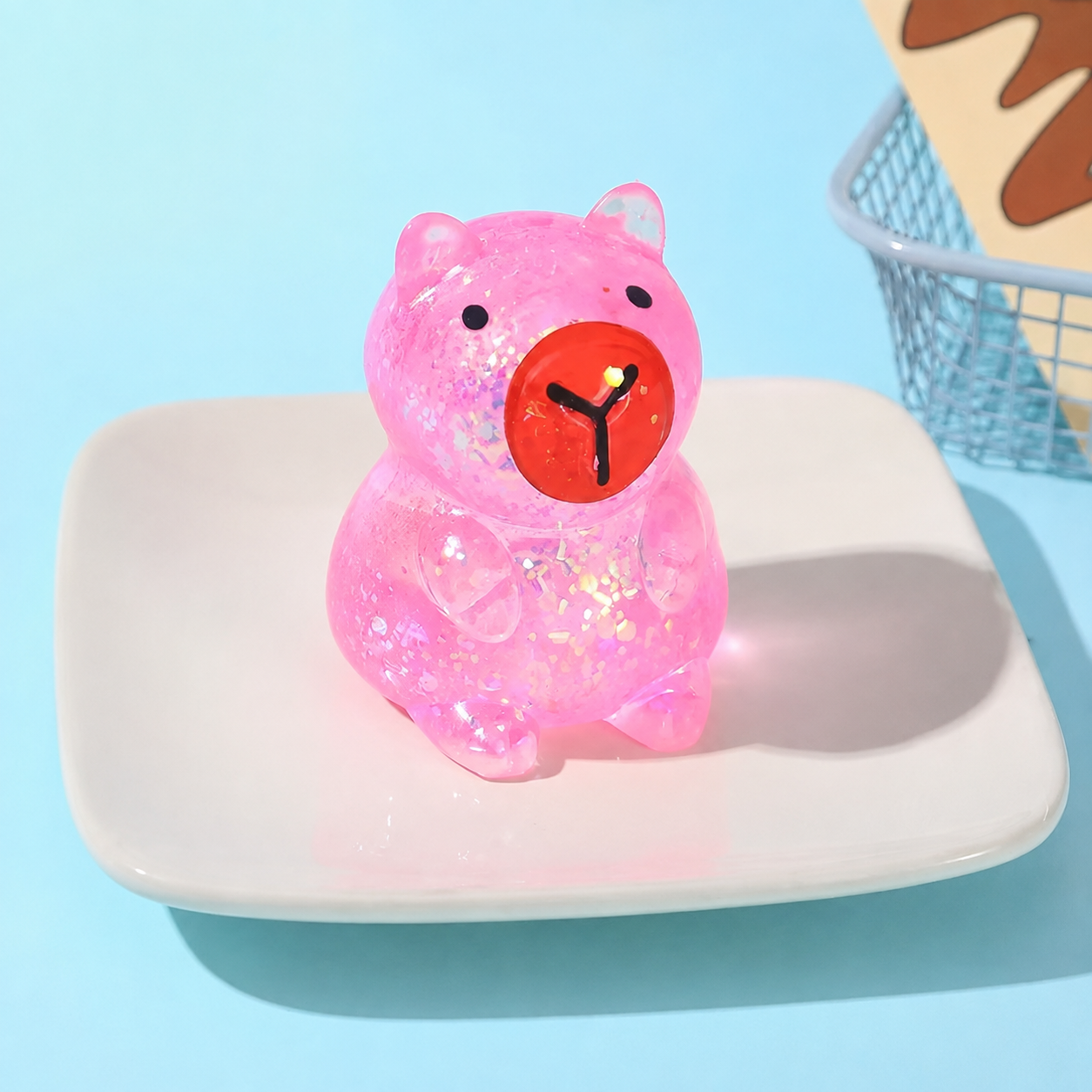 Capybara Gel Squishy - Pink
