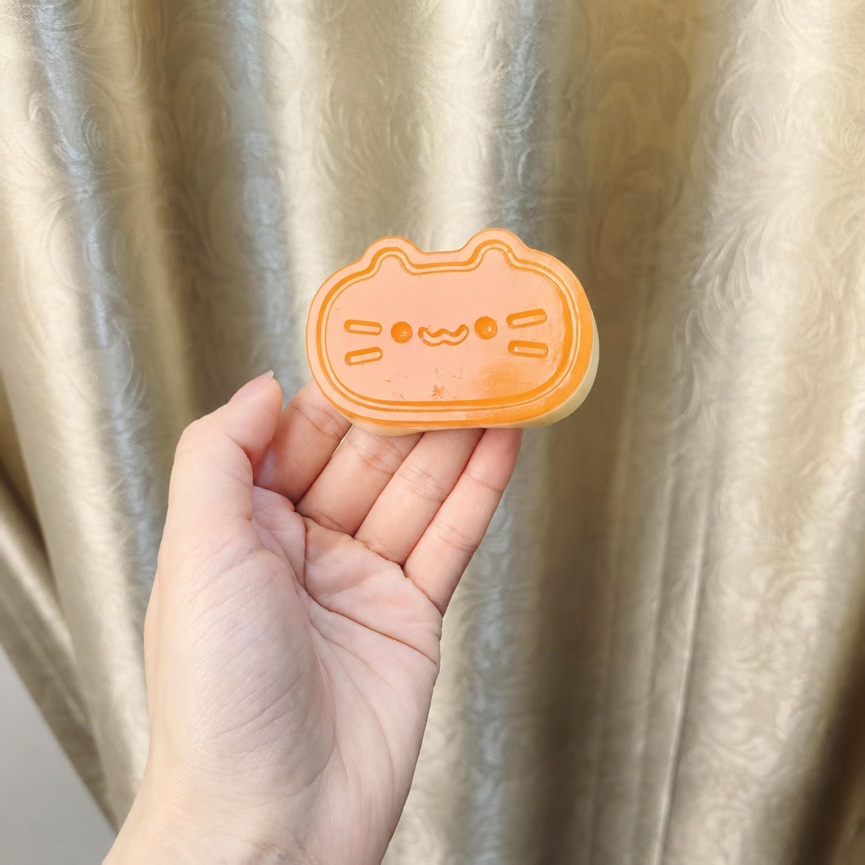 Cheese Cat Squishy - Caramel