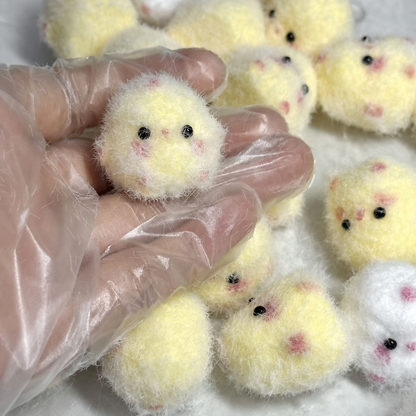 Chicken Keychain Squishy - Yellow