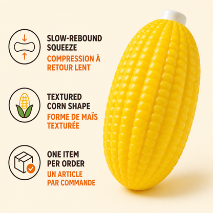 English and French features of the corn squishy