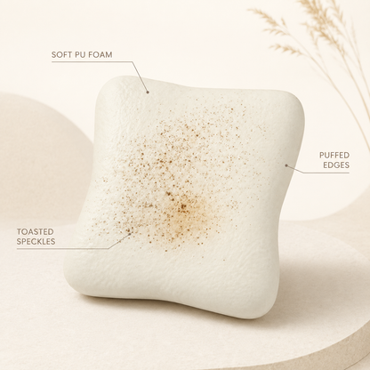 Cream-cheese toast squishy visible product features