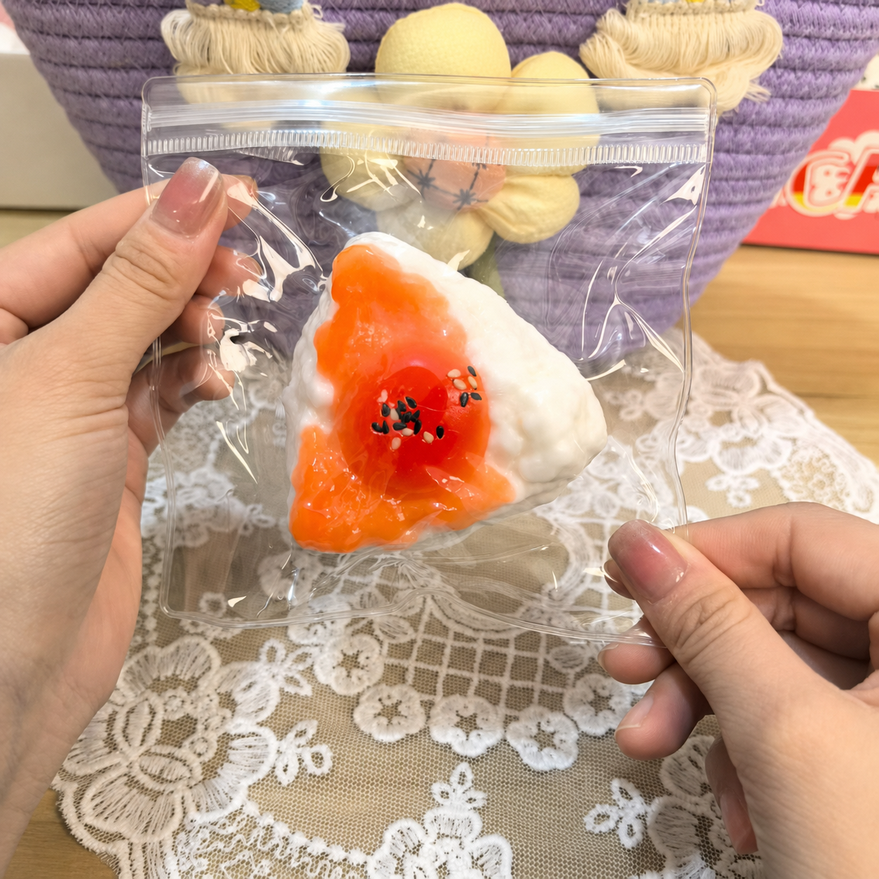 Egg Rice Ball Squishy - Classic