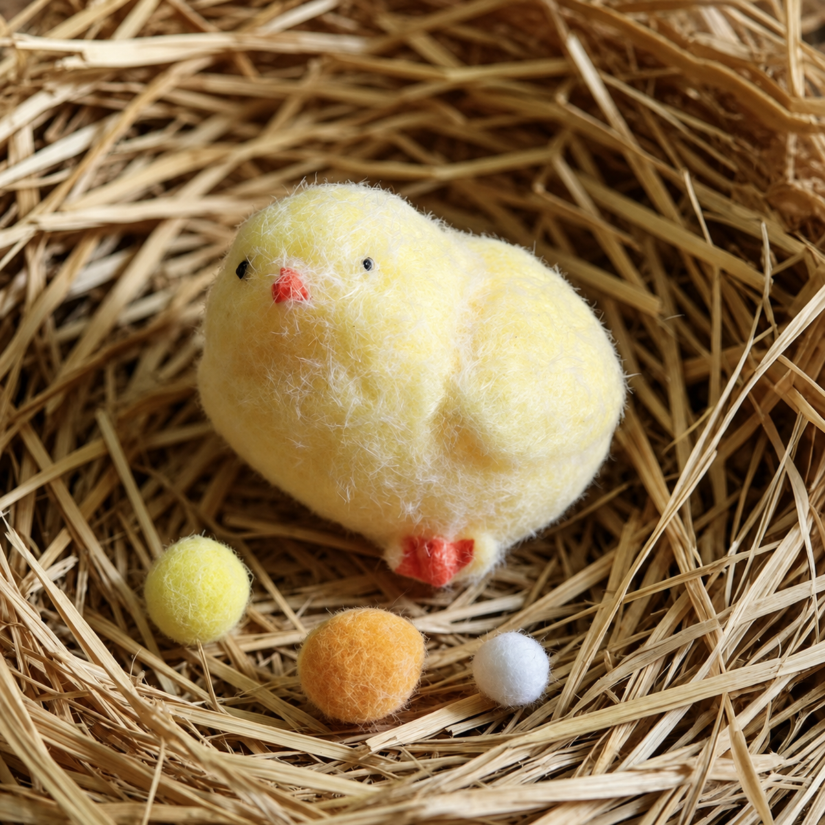 Fluffy Chicken Squishy - Small – 6 cm