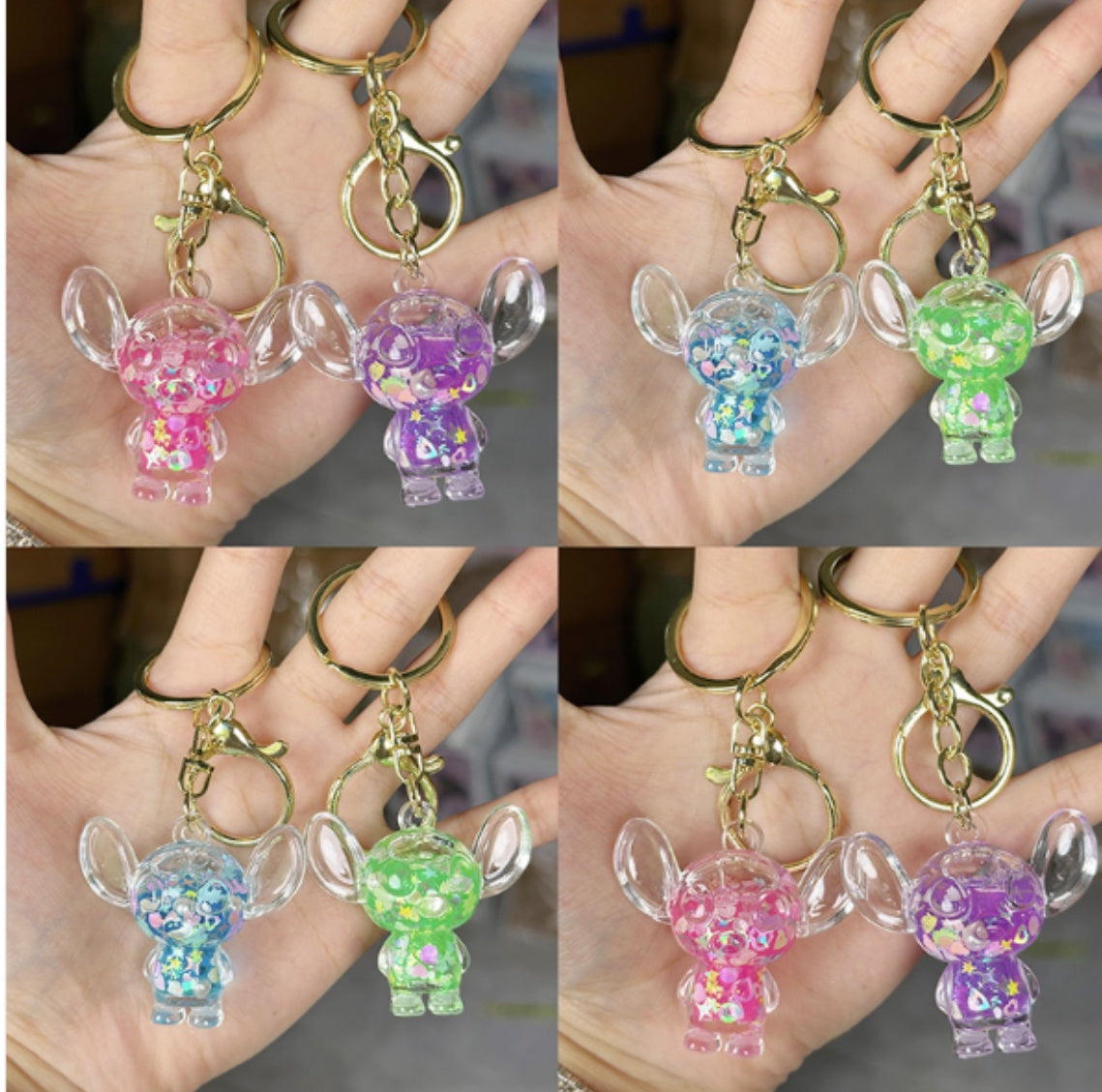 Liquid Glitter Keychain