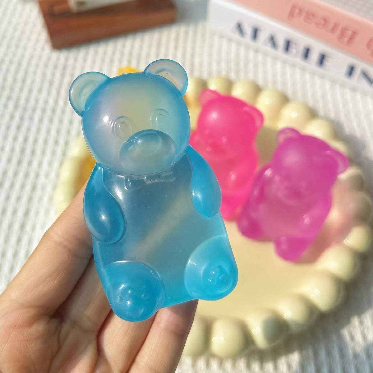 Gummy Bear Gel Squishy - Blue