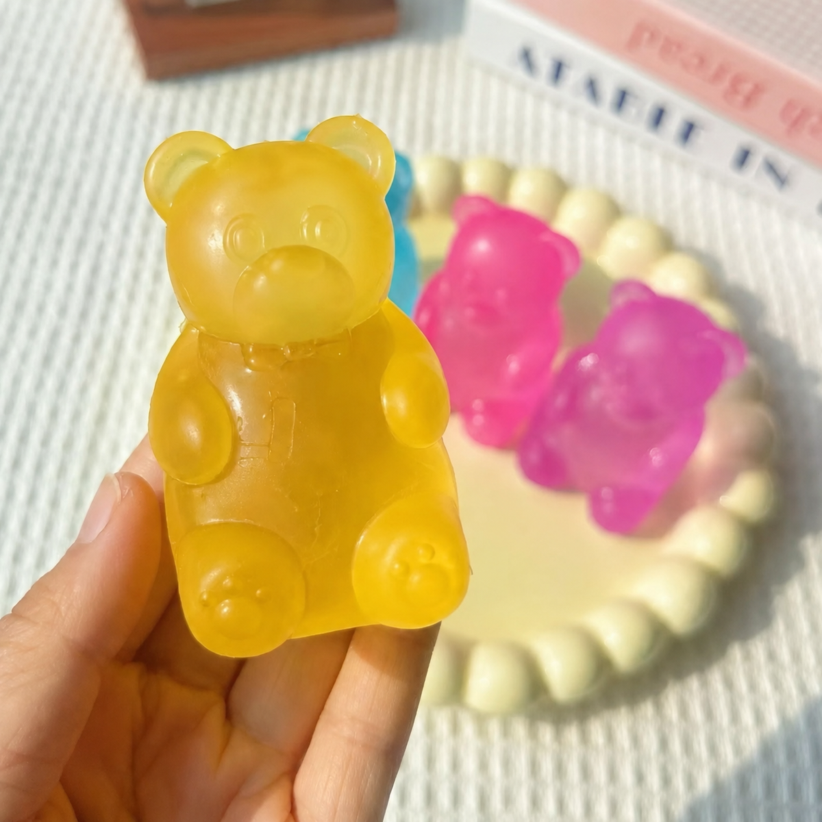 Gummy Bear Gel Squishy - Yellow