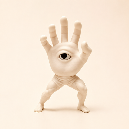 Kung Fu Hand Eye Figurine — hero