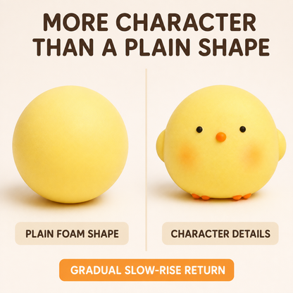 Large yellow chicken squishy feature comparison