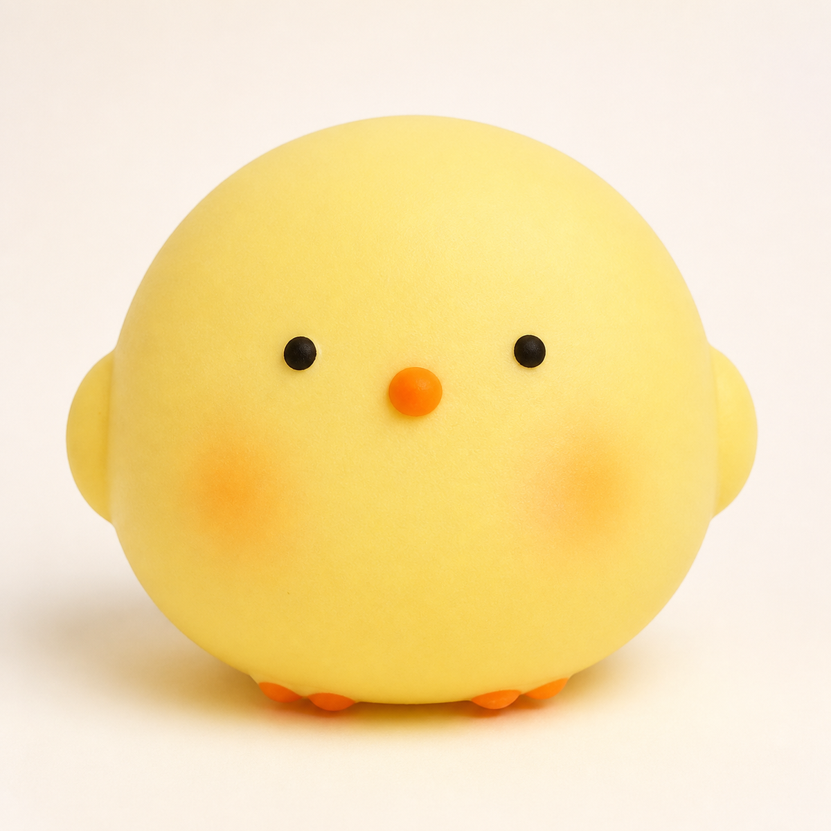 Large Yellow Chicken PU Squishy Toy - Default Title