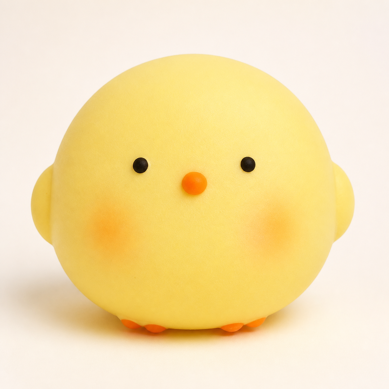 Large Yellow Chicken PU Squishy Toy - Default Title