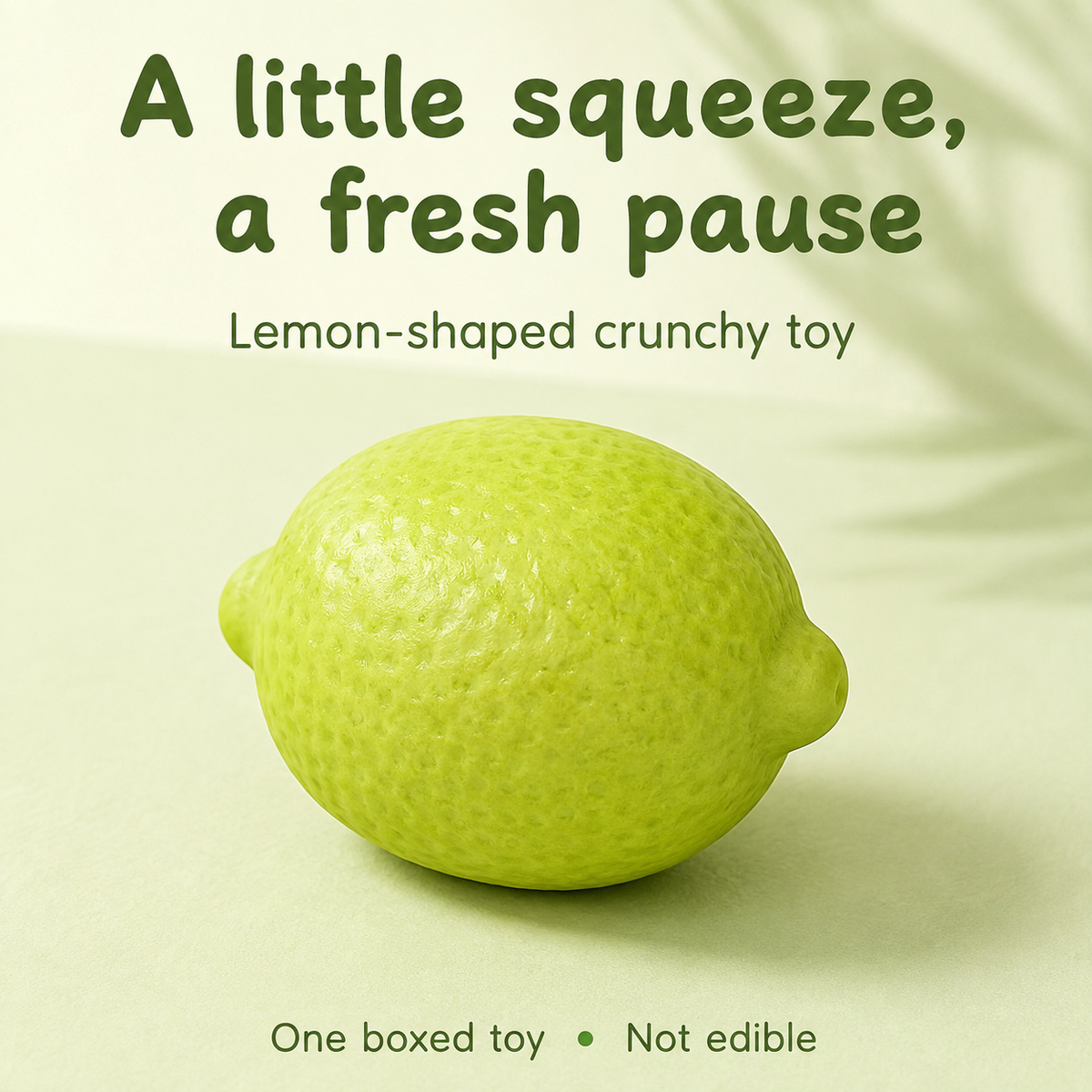 Green lemon crunchy squishy — ad