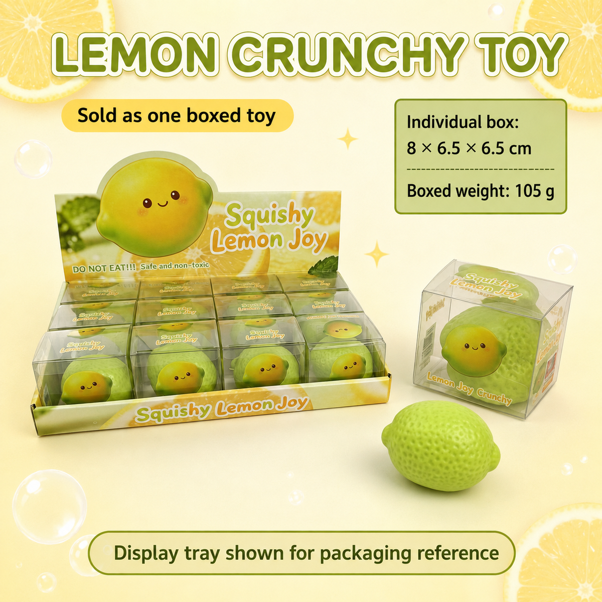 Green lemon crunchy squishy — spec