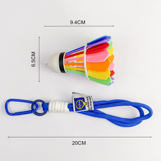 Rainbow Soft Rubber Shuttlecock Set
