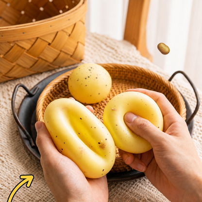 Moldable Potato Sensory Ball – 6 cm - Potato