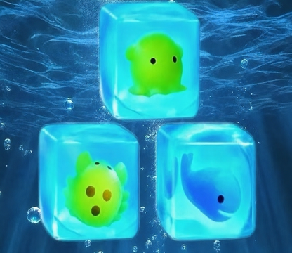 Ocean Dango Gel Squishy – 3 cm - Assorted Colour
