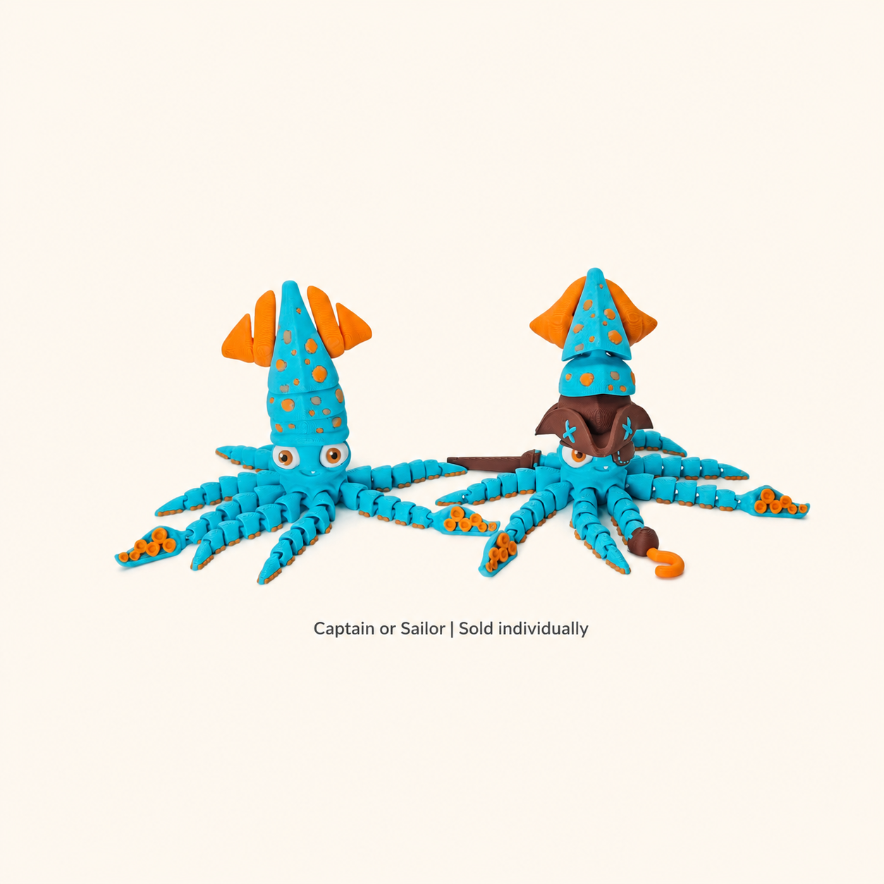 Pirate Octopus Articulated Figure - hero