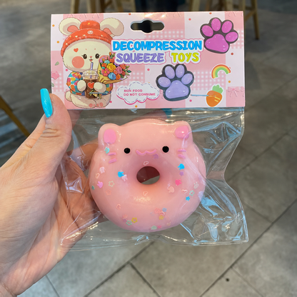 Pig Donut Squishy - Pink