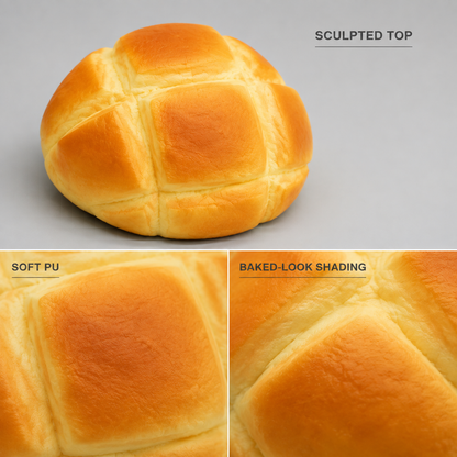 Yellow Pineapple Bun Slow-Rise PU Sensory Squeeze Toy — Product details