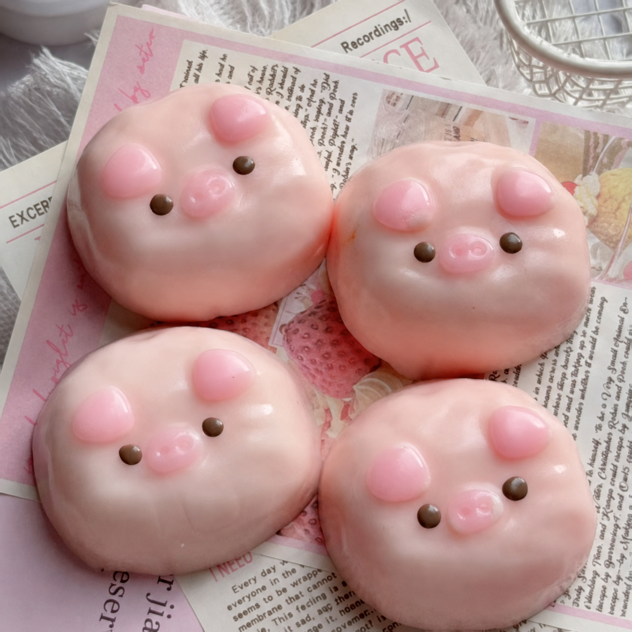 Pig Face Squishy - Pink